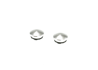 14MM ALUMINUM END CAP - SILVER (2)