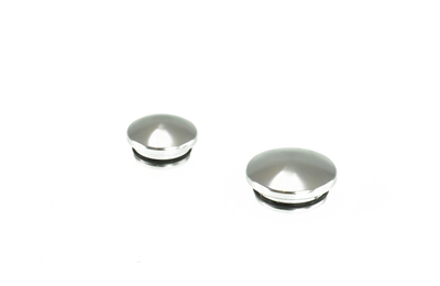 18MM & 22MM ALUMINUM END CAP - SILVER (2)